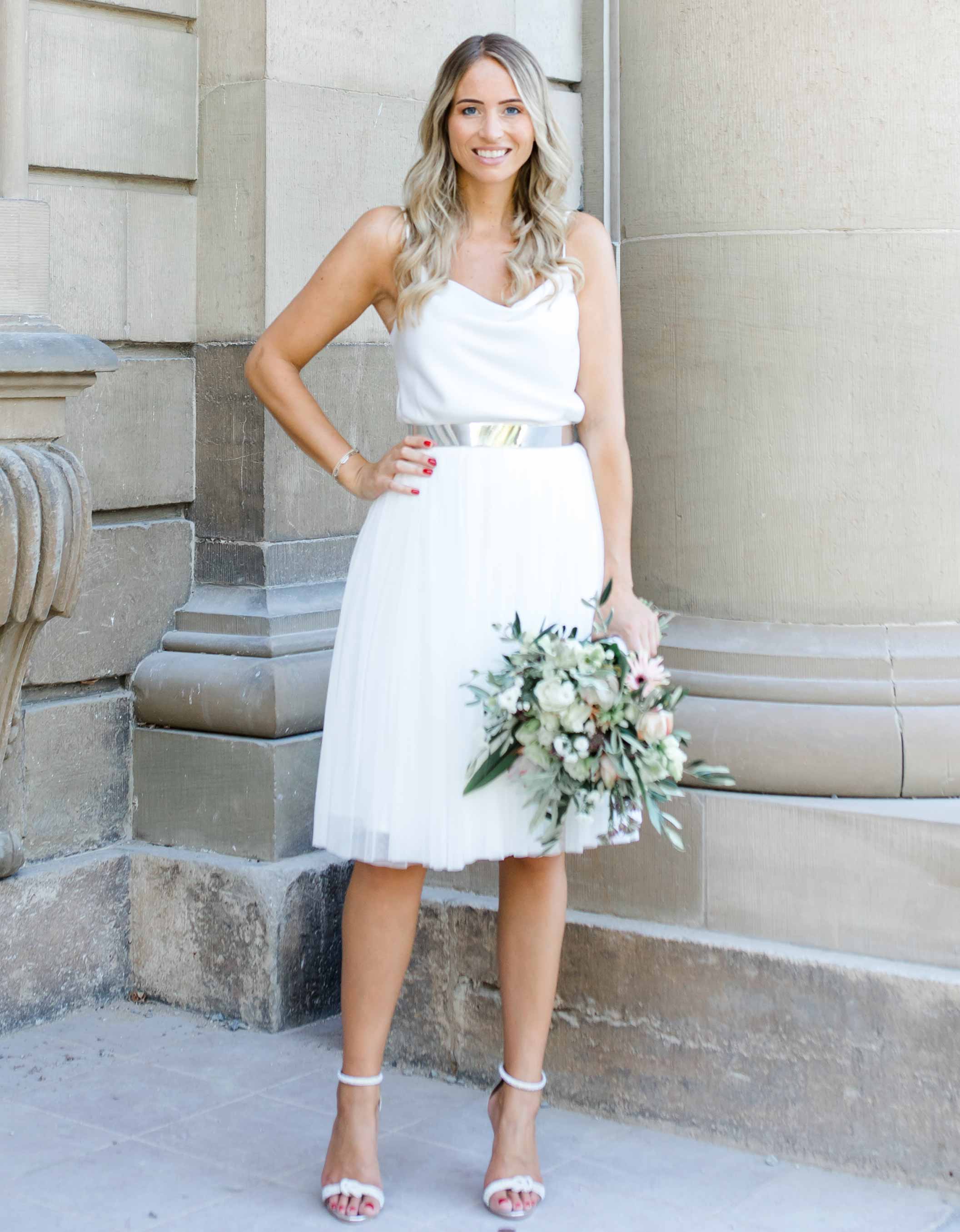 Brautkleid tüllrock kurz Clearance